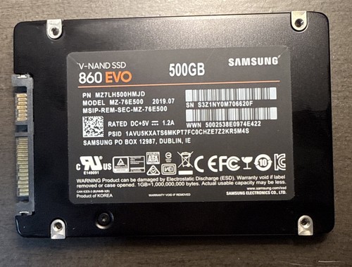 Samsung 860 evo 500gb - evo, 2.5"