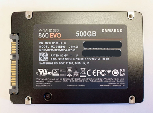 Samsung 860 evo 500gb - samsung, 2.5"