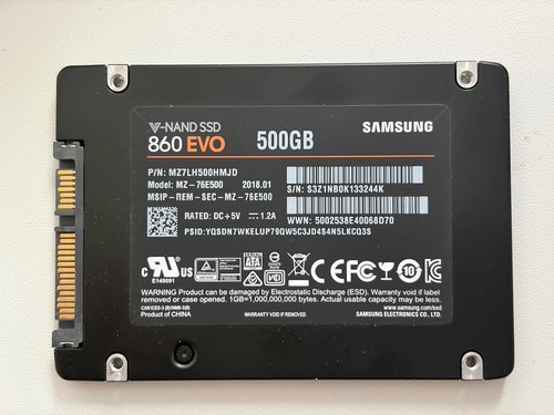500gb samsung 860 - 860, 2.5"