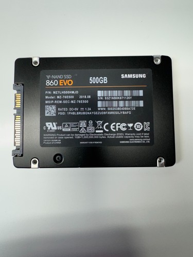 Samsung 860 evo 500gb ssd - 500gb, sata