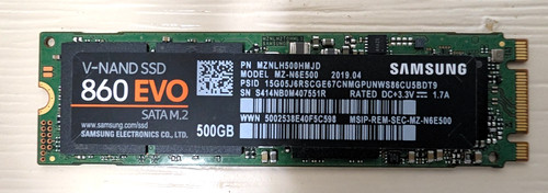 Samsung 860 evo 500gb - samsung, m2